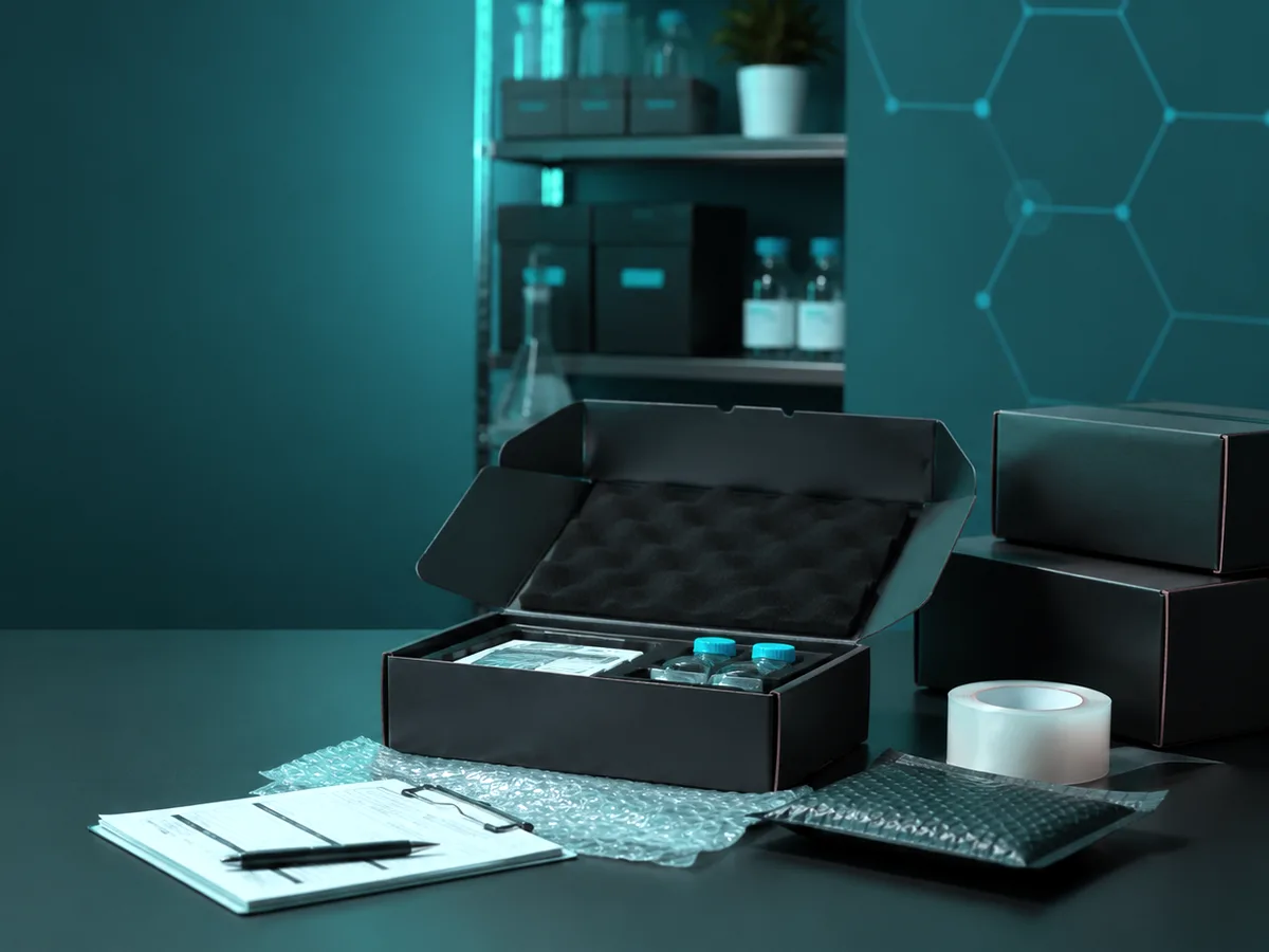 Peptide order packing and dispatch